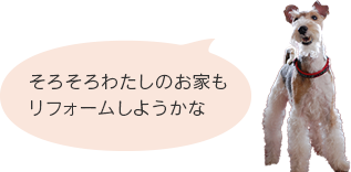 そろそろわたしのお家もリフォームしようかな